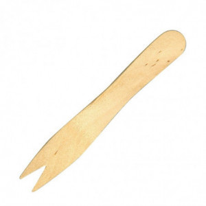 Bioloģiski noārdāma koka dakšiņa 95 mm - 1000 gabalu komplekts - Fiesta Green - Fourniresto