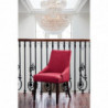 Tumši sarkanā restorāna krēsla komplekts - 2 gab. - Bolero - Fourniresto