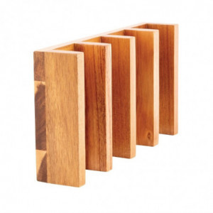 Sandviču izkārtnis no akācijas 40 x 150 mm - Olympia - Fourniresto