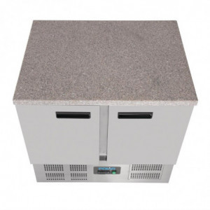 Pozitīva ledusskapis ar marmora darba virsmu 240 L - Polar - Fourniresto