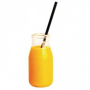 Mazs stikla piena pudele 200 ml - 12 gabalu komplekts - Olympia - Fourniresto