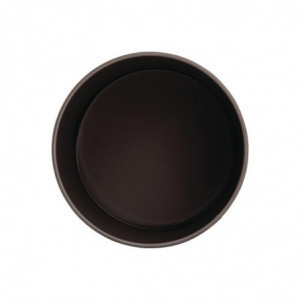 Galvanizēts pelēks ēdamkaru trauks Ø 110 mm - Olympia - Fourniresto