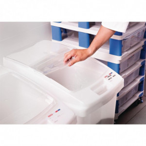 Sastāvdaļu caurspīdīga kaste 100 L - Araven - Fourniresto