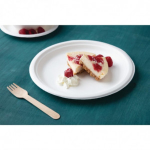 Kompostējamas bagāzes šķīvji 26 cm - 50 gabalu komplekts - Fiesta Green - Fourniresto