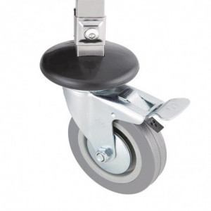 Pusdienu ratiņš no nerūsējošā tērauda 3 līmeņos - Vogue - Fourniresto