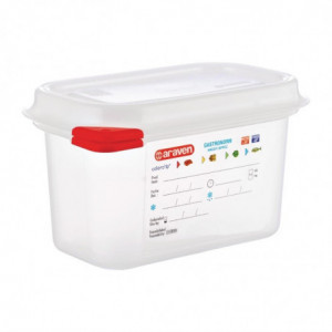 Pārtikas kaste GN1/9 1L - 4 gabali komplektā - Araven - Fourniresto