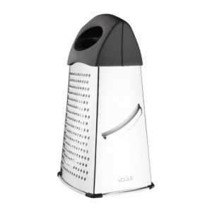 Profesionāla nerūsējošā tērauda trīsloku rīvētāja - 4 puses - Vogue