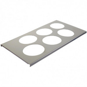 Kārtība 6 pudeļu Fifo uzglabāšanai GN1/3 traukam - FourniResto - Fourniresto