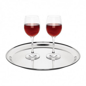 Apgādes plāksne no nerūsējošā tērauda ar diametru 355 mm - Olympia - Fourniresto