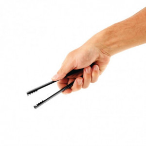 Ledus kniepējs "Krokodils" pelēks titāna 160 mm - Olympia - Fourniresto