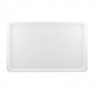 Plateau de Service en Polyester GN1/1 530x325mm Blanc - Roltex - Fourniresto