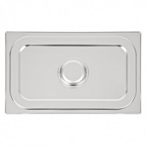 Nerūsējošā tērauda vāciņš - GN 1/6 - Vogue - Fourniresto