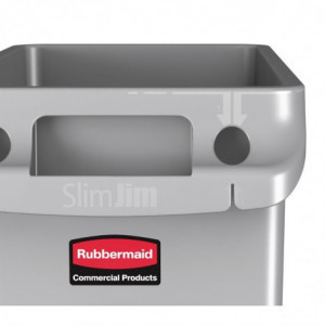Plastmasas Slim Jim kolektors - 60L - Rubbermaid
