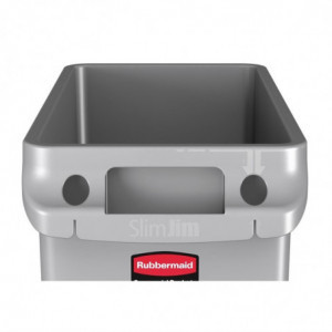 Plastmasas Slim Jim kolektors - 60L - Rubbermaid