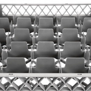 Stiklu skapis ar 25 nodalījumiem - 500x500mm - Vogue