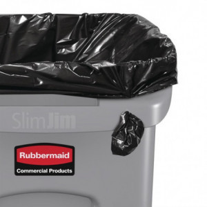 Slim Jim pelēks konteiners - 87L - Rubbermaid