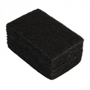 Šķiedru slīpju bloki plīts virsmām - 10 gabalu komplekts - FourniResto