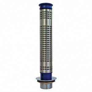 Bonda un pārplūdes caurule ar filtru 300 mm iegremdējamo baseinu.