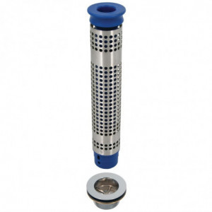 Bonda un pārplūdes caurule ar filtru 300 mm iegremdējamo baseinu.