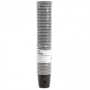 Vienreizlietojamās melnās espresso kafijas glāzes - 120 ml - 1000 gabalu komplekts - Fiesta