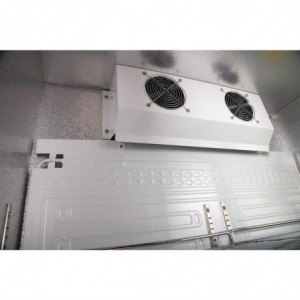 Aizmugurējā vertikālā divviru durvju Polar G sērijas ledusskapis - 490L - Polar