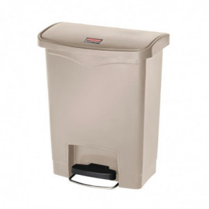 Atkritumu tvertne ar pedāli Slim Jim Beige - 30L - Rubbermaid