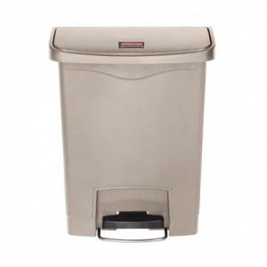 Atkritumu tvertne ar pedāli Slim Jim Beige - 30L - Rubbermaid