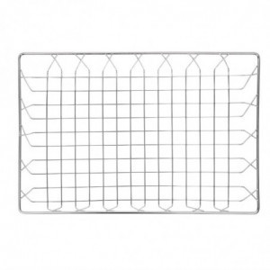 Stainless steel presentation basket 450 x 300 x 100mm - Olympia - Fourniresto