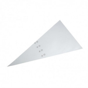 Vienreizlietojamās baltās sprauslas kabatas 470mm - Schneider - Fourniresto