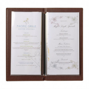 Laiksudraba A5 gaiši brūns aizsargapvalks - Securit - Fourniresto