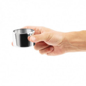 Cukura trauks no nerūsējošā tērauda Concorde 145ml - Olympia - Fourniresto