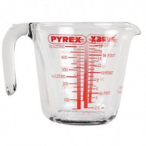 Mērīšanas glāze ar mērījumiem 500 ml - Pyrex - Fourniresto