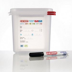 Pārtikas kaste GN 1/6 2,6L - Araven - Fourniresto