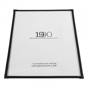 Vienkāršs PVC ēdienkarte turētājs - A4 izmērs - Lacor