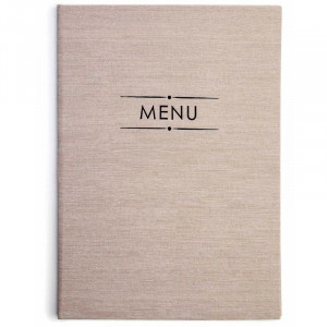 Menu turētājs Sophie no telflex materiāla - A4 izmērs - Lacor.