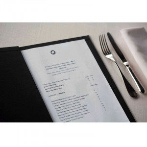 Paula ādas A4 izmēra ēdienkarte turētājs - Lacor