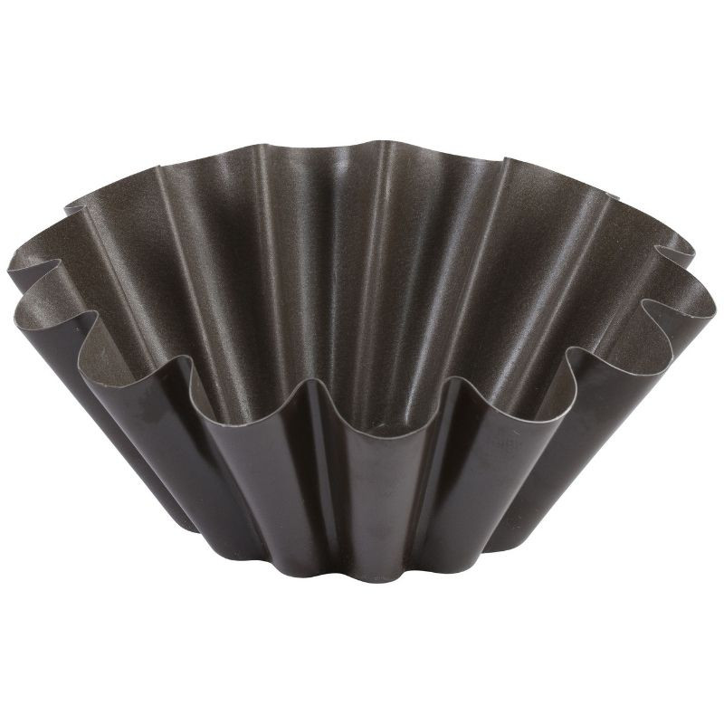 Brioches formas ar lielām ribām no tērauda - Ø 200 mm - Tellier