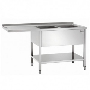 Iemērcēšanas veļas mazgātava 700 - 2 trauki un nolaišanas vieta pa kreisi