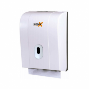 Baltais elegances papīra izplatītājs