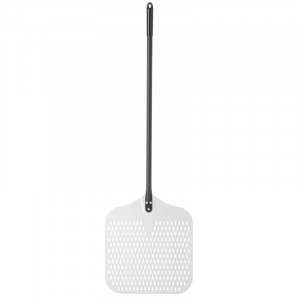 Kvadrātiska caurumota picas lāpsta - 1320 x 405 mm