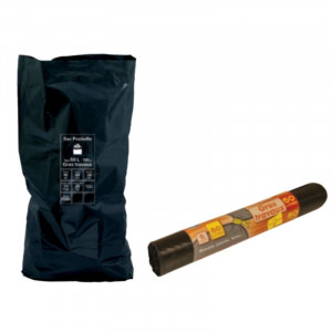 Lielo darbu atkritumu maisi - 50 L - 5 gabali komplektā