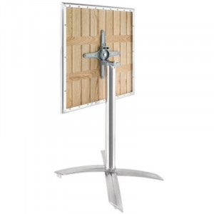 Kafejnīcas galdiņš ar koka plāksni - 600mm - Bolero - Fourniresto