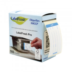 Trauksmes marķējums LabelFresh Pro - Pirmdiena - 70 x 45 mm - 500 gab. - labelFresh