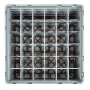 Stiklu skapis ar 36 nodalījumiem Camrack Beige - G 500 x D 500 mm - Cambro