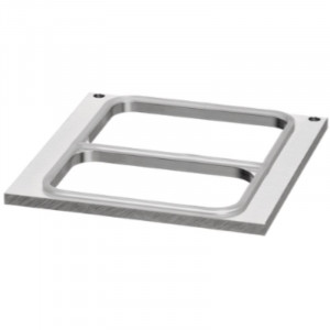 Ietvars ar 2 nodalījumiem vakuumēšanas iekārtai pusautomātiskai trauciņu iekārtai