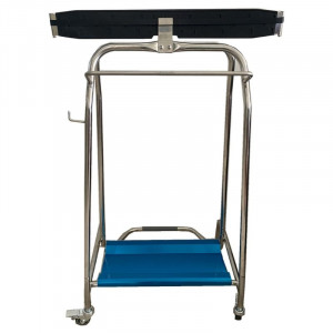 Atkritumu maisa turētājs no nerūsējošā tērauda - 100 L - Dynasteel