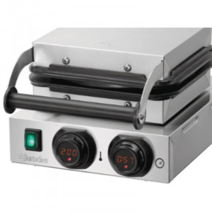 Profesionāla gofru plīts - 5 sirds formas gofru - Bartscher