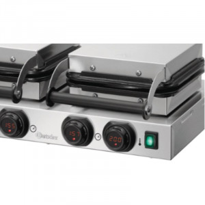 Profesionāla divkārša gofru plīts - 2 x 5 sirds formas gofru - Bartscher