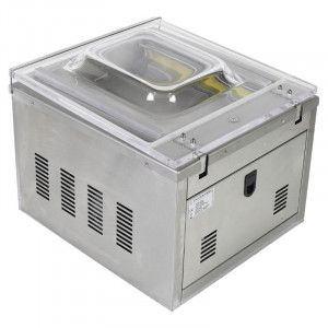 Smagā darba vakuuma iepakošanas mašīna ar kupolu Dynasteel - 400 mm, augsts vakuums un metināšanas stienis