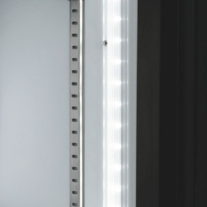 Pozitīvā un negatīvā ledusskapis - 2 stikla durvis - 820 L - Bartscher